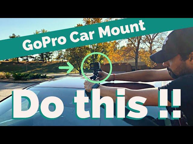 14 GoPro Hero Mounting ideas and angles for your car | Make car footage cinematic using these tips