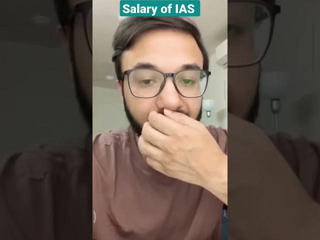 What is an in-hand Salary of a Ias officers in LBSNAA by  Manuj jindal IAS Air-53 #upsc #Short#ias