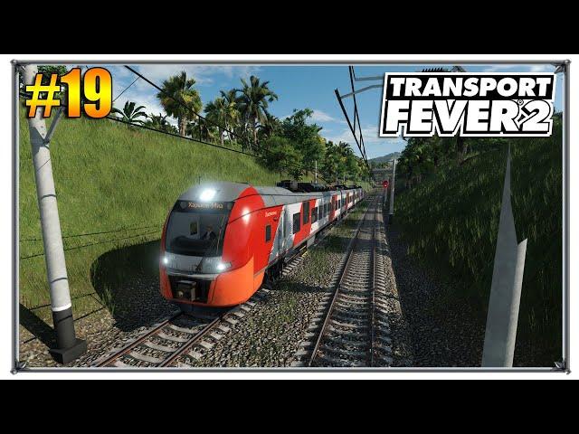 Русские тропики | Transport Fever 2 песочница с модами | S02 #19 (жд игры)