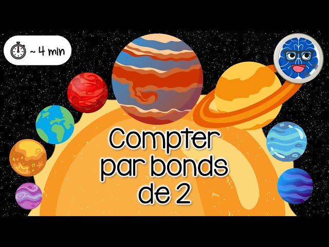 BRAIN BREAK - PARLONS NUMÉROS - Compter par bonds de 2 - Skip Counting by 2 (DPA APQ)