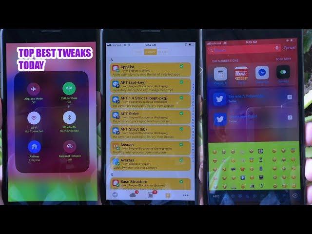 TOP *NEW* BEST Cydia Tweaks For iOS 12-12.1.2 (Jailbreak Tweaks)