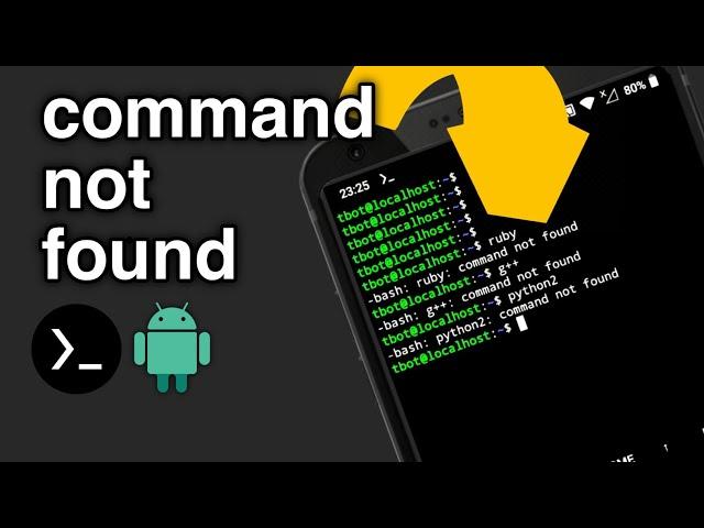 command-not-found error fixed | Termux