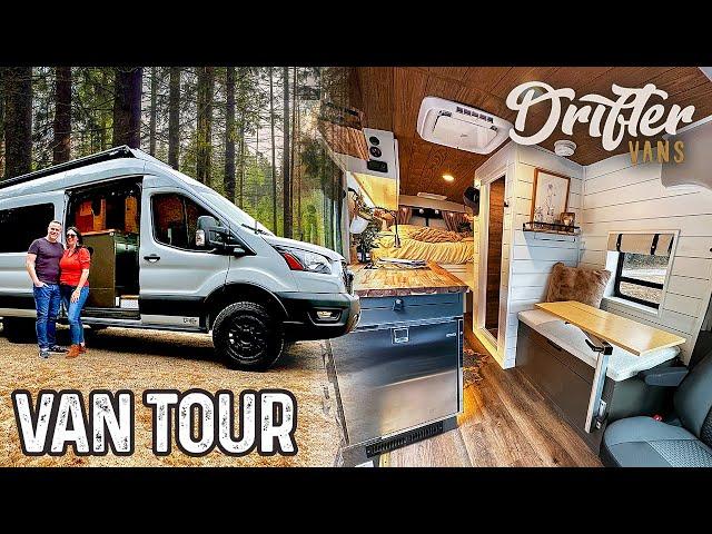 Luxury VAN TOUR - Beautiful Camper Van Conversion Looks Like TINY HOME