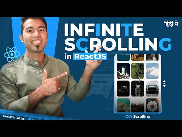 Add Infinite Scrolling in React JS in Hindi 