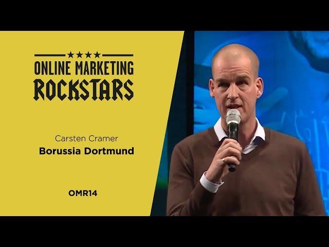 Carsten Cramer, Marketing Director, BVB - Online Marketing Rockstars 2014 | OMR14