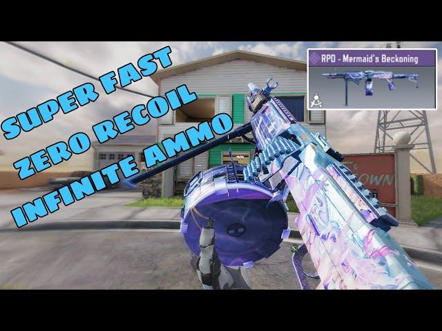 Best Rpd Gunsmith For Codm Season 7 | Super Fast + No Recoil