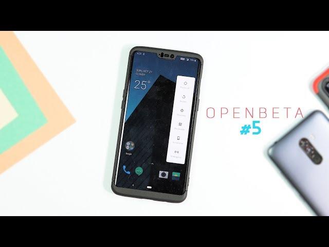 OnePlus 6 : OxygenOS Pie 9.0 Open Beta #5 w/ Updated Power Menu [ Advanced Reboot ]