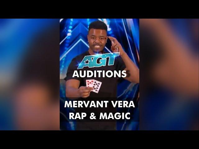 AGT Magic Audition - Mervant Vera | Rap & Magic | Conjuror's Comment