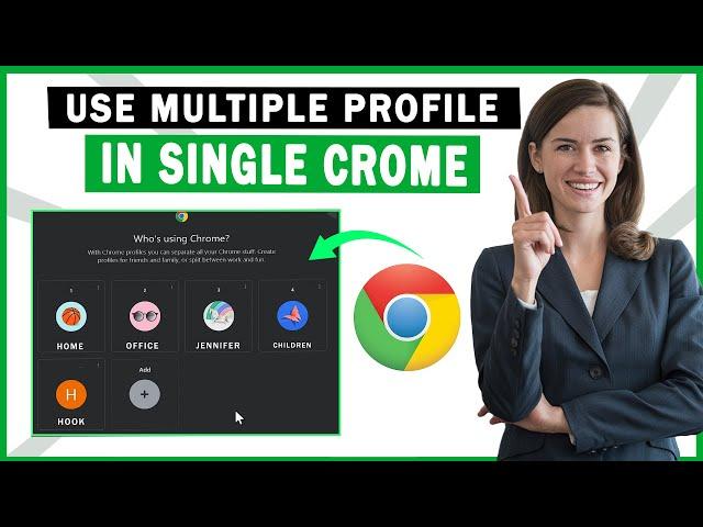 How to use multiple chrome profiles in a single chrome web browser?