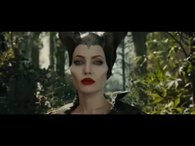 Maleficent and baby Aurora.