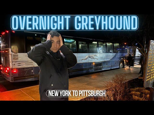 Taking an OVERNIGHT Greyhound Bus | Would NOT Recommend