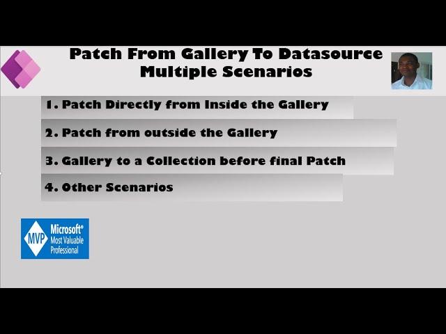 Patch from Gallery to Datasource with Multiple Scenarios in Power Apps