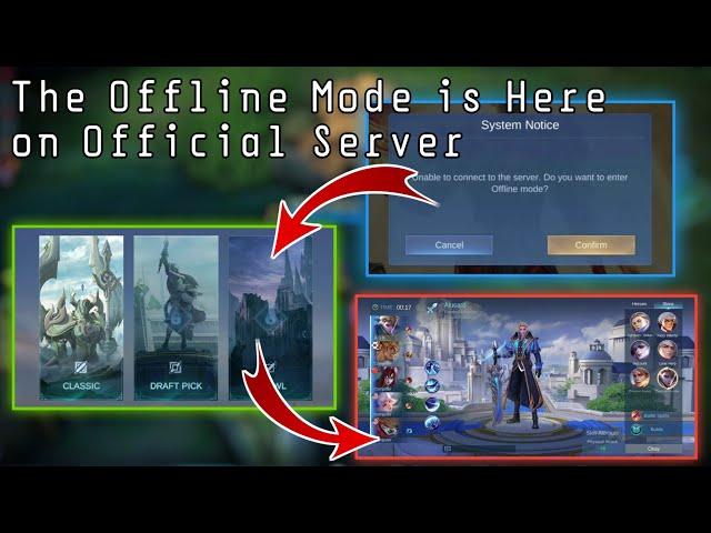 The OFFLINE MODE is HERE| The UI interface and experience | MLBB