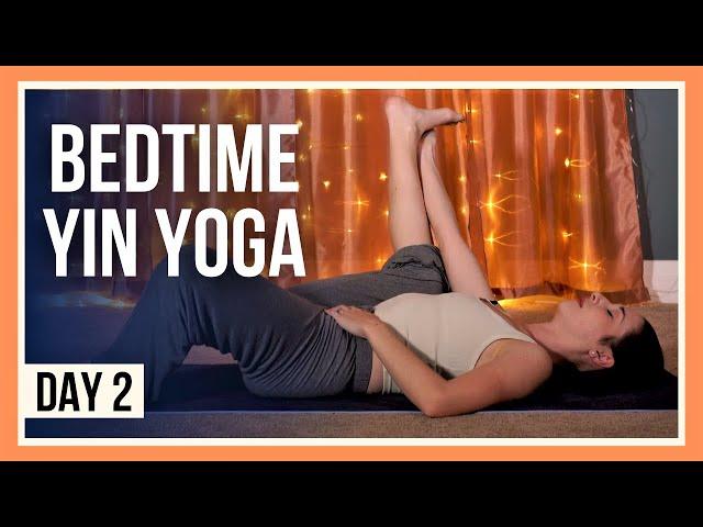 15 min Yin Yoga Stretches – Day #2 (EVENING YOGA FOR BEGINNERS)