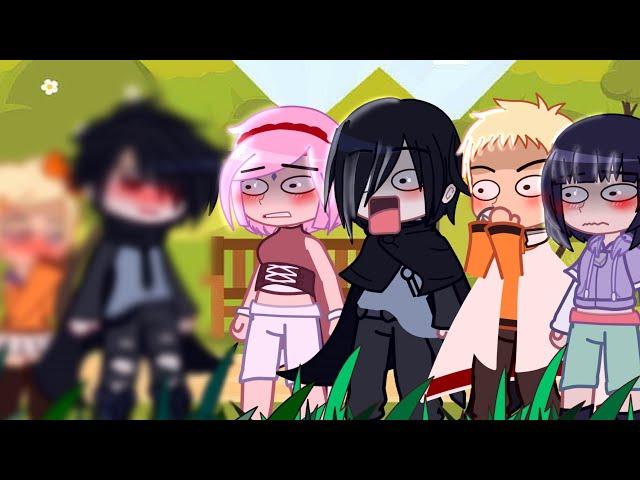 Team 7 meet soft Naruto au// GACHA Club//Naruto//+ Hinata//no ships in the video shippers