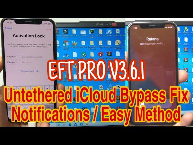 EFT PRO - Untethered Bypass iCloud - Full Fix Notifications