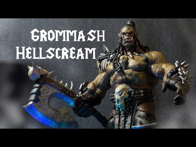 Grommash Hellscream /Orc sculpting / скульптура из полимерной глины / лепка персонажа