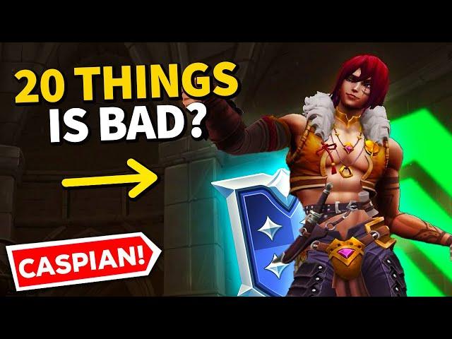 20 Things I've DISCOVERED about CASPIAN | Paladins Gameplay