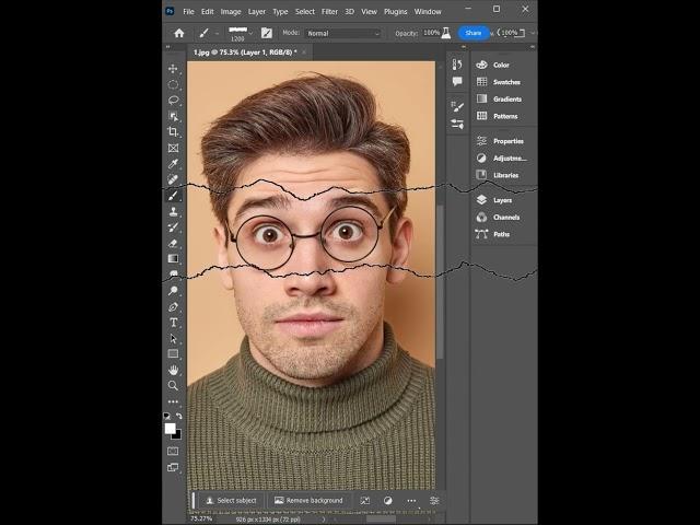 photoshop : Paper Cut effect in photoshop