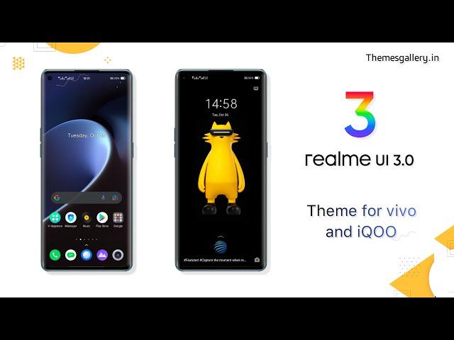 Realme UI 3.0 V1 theme for vivo and iQOO smartphone