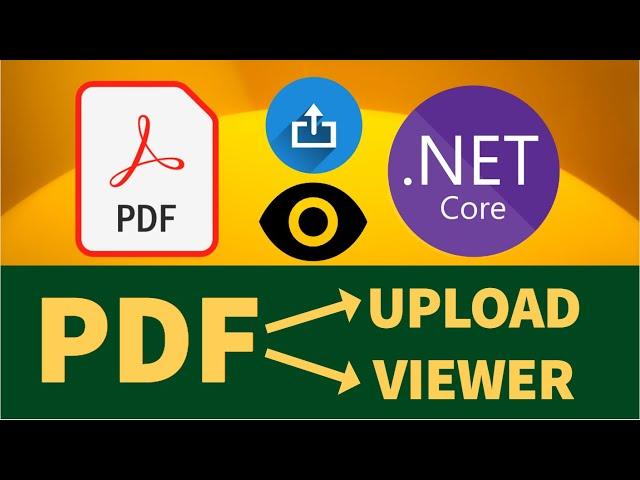 ASP.NET Core PDF Viewer || PDF Upload || 100% Free