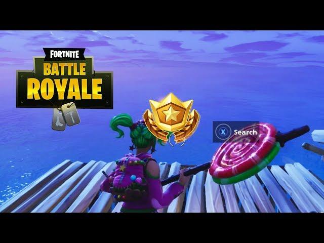 Get FREE Battle Pass Tier Week 5 Hidden Battlestar Location (Secret blockbuster #5)