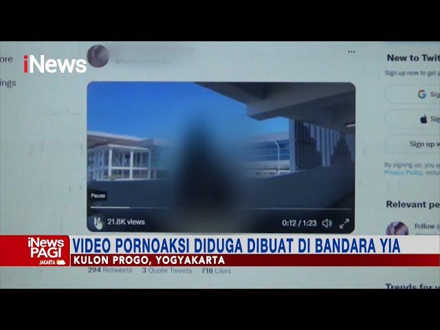 Polisi Buru Pemeran Perempuan Pamer Payudara di YIA Hingga Videonya Viral di Medsos #iNewsPagi 04/12