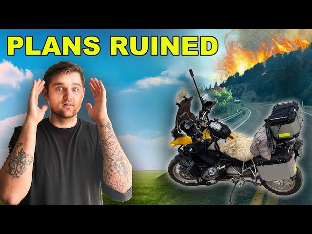 I RODE into a FOREST FIRE!