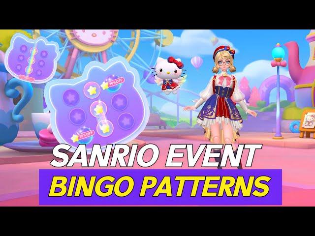 SANRIO EVENT BINGO PATTERNS | ALL NEW BINGO PATTERNS - MLBB