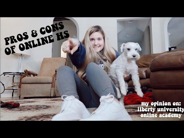 pros & cons of online high school// liberty university online academy