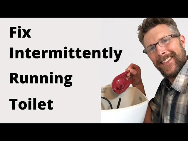 How to Fix a Randomly Running Toilet