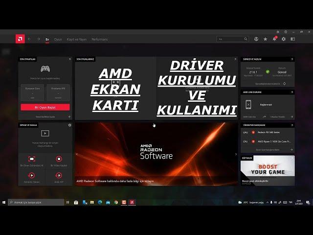 AMD Ekran Kartı Driver Kurulumu Ve Kullanımı | 2023