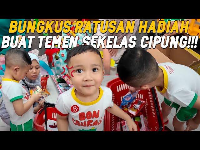 PERSIAPAN ULANGTAHUN DI SEKOLAH!! CIPUNG SIBUK BELANJA BUAT HADIAH TEMEN SEKELASNYA!!