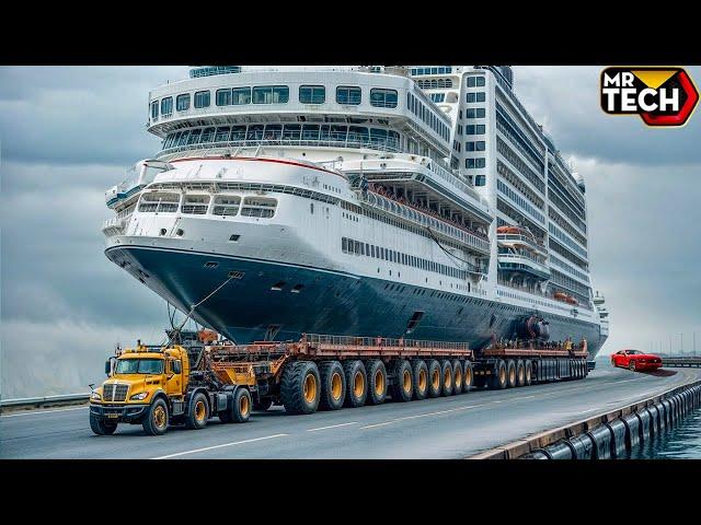 Extreme Dangerous Transport Skill Operations Oversize Truck, Biggest Heavy Equipment Machines#5