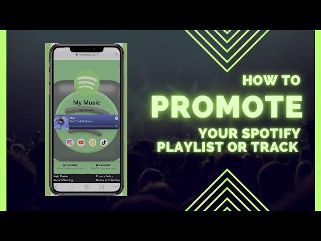 How to promote your Spotify playlist or track with Flowcode