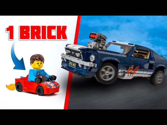 I TESTED 1 vs 1000 Piece LEGO Cars!