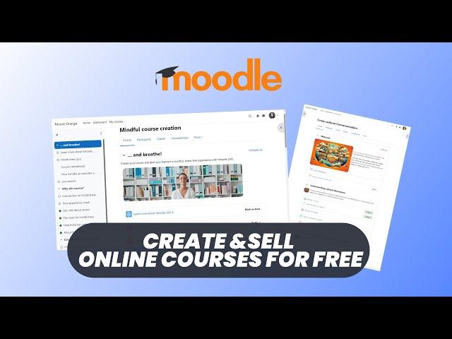 Moodle: Free Open-source Learning Management System (LMS)