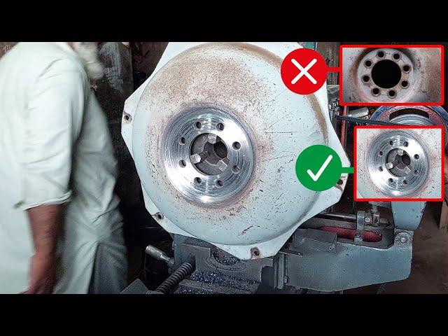 Tractor Rim Plate Making On Lathe Machine BaBa Mechanical Workshop 2021