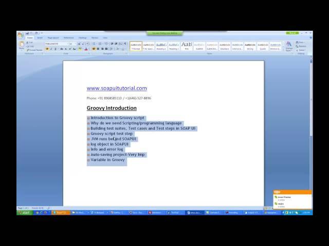 Introduction to SOAPUI Groovy scripting  www soapuitutorial com