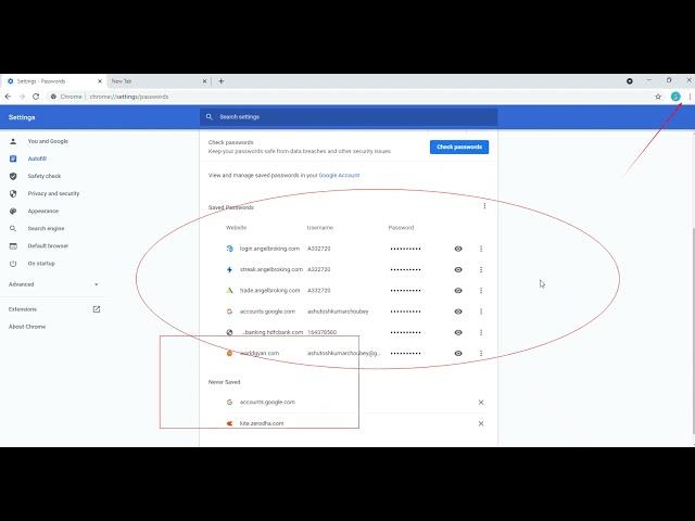 google chrome autofill password not working | How do I make Chrome autofill a correct password?