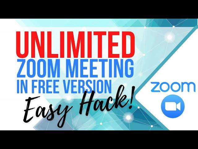 FREE UNLIMITED ZOOM TIME | How to Remove 40-Minute Time Limit | ZOOM HACK