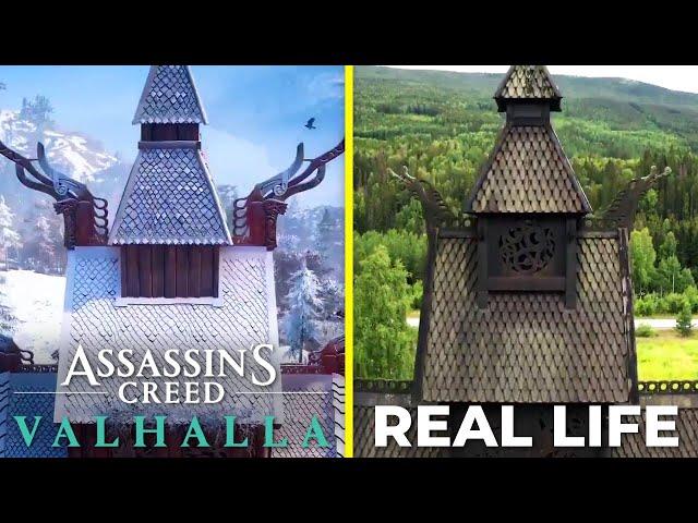 Assassin's Creed: Valhalla vs Real Life | Norway & England