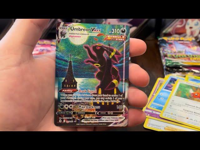 PULLED UMBREON VMAX ALT ART FROM EVOLVING SKIES#pokemon#packopening#pokemontcg#pokémon#shorts