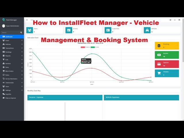How to install Fleet Manager - Vehicle Management & Booking System  | Fleet Manager  laravel script
