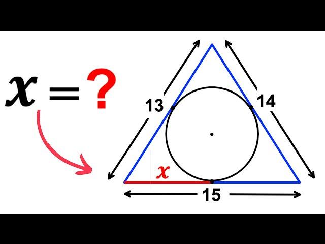 Can you solve for X? | (Segment length) | #math #maths | #geometry