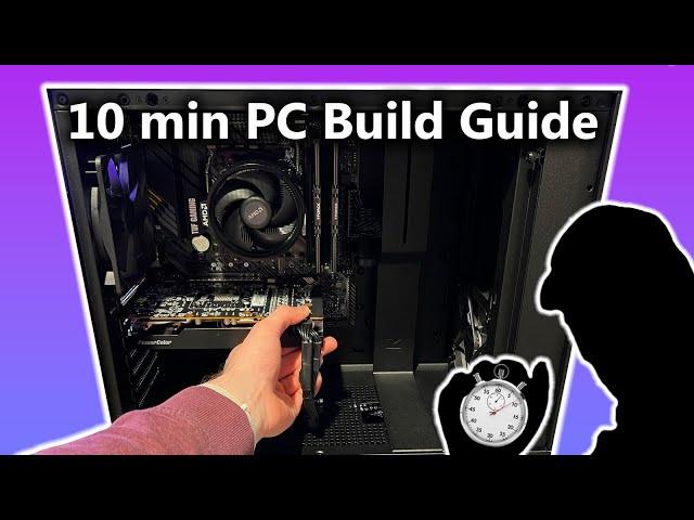 How to Build a Gaming PC in under 10 Mins