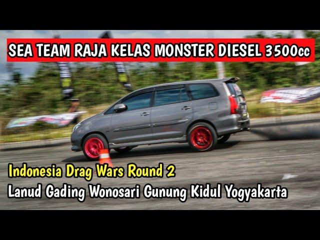 SEA TEAM RAJA MONSTER DIESEL 3500cc || Indonesia Drag Wars Round 2 Lanud Gading Wonosari Yogyakarta