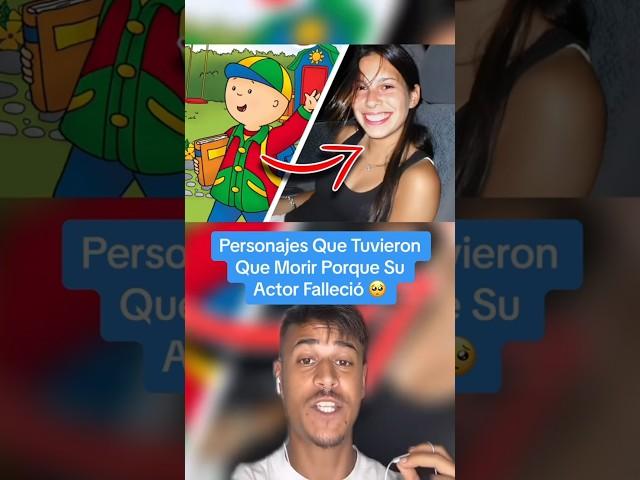 Personajes Que Tuvieron Que Morir Porque Su Actor Falleció  #shorts