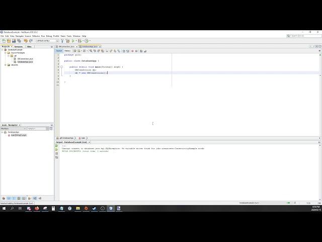 Reading from MS Access Database with Netbeans