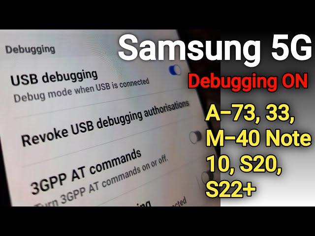 All Samsung Galaxy Phone 2023-Enable USB Debugging Mode | How to enable Debugging